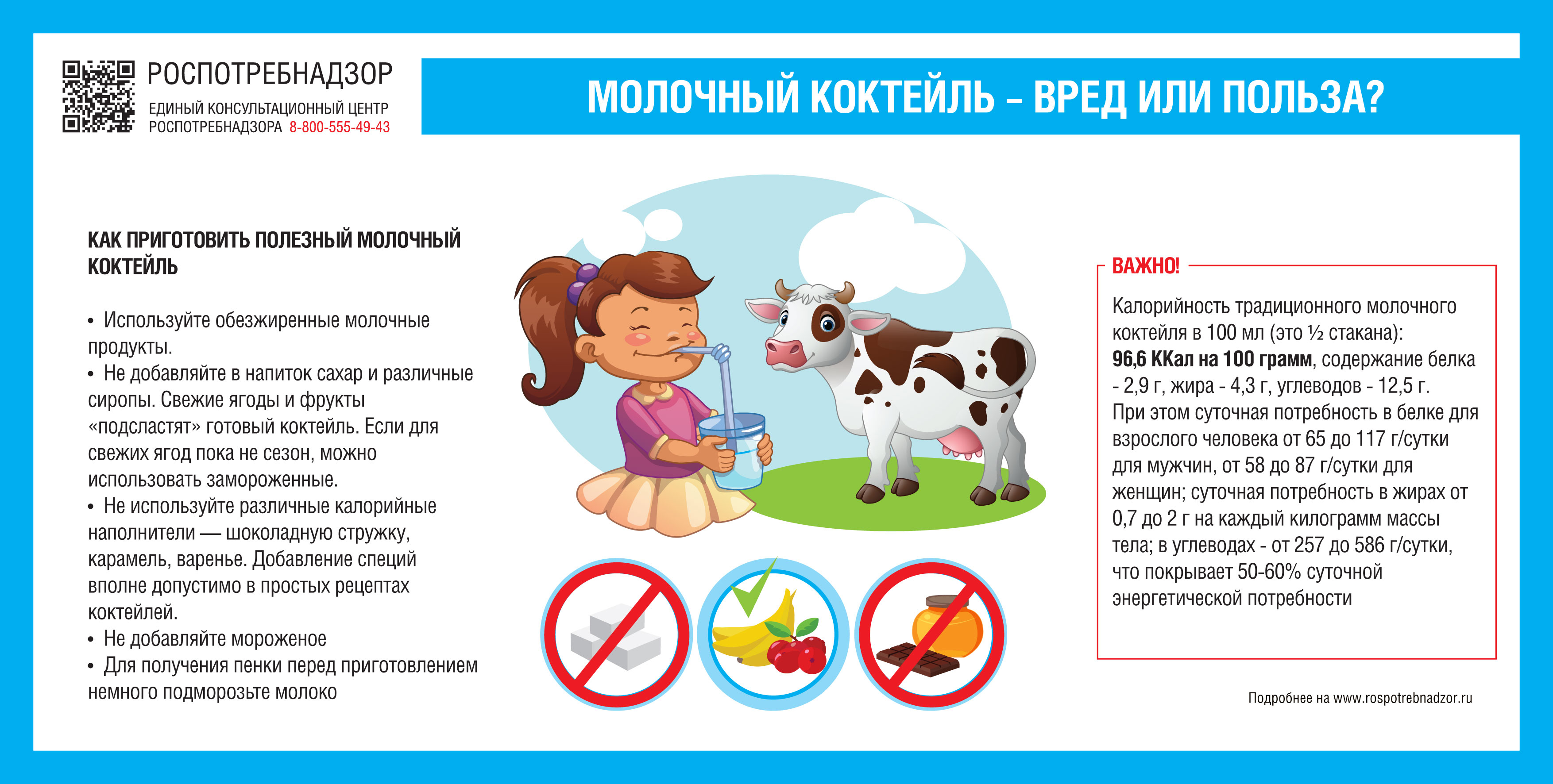 О рекомендациях, как выбрать полезный молочный коктейль