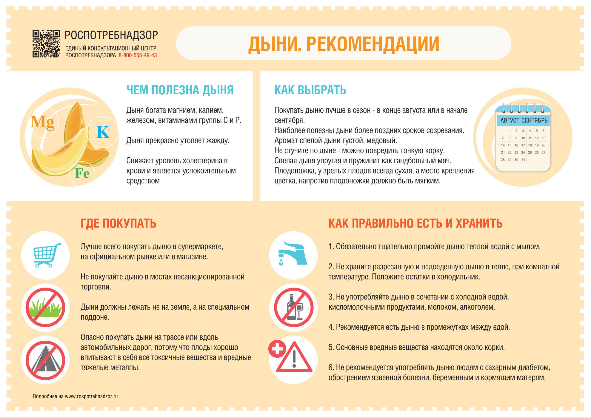 О рекомендациях, как выбрать дыню