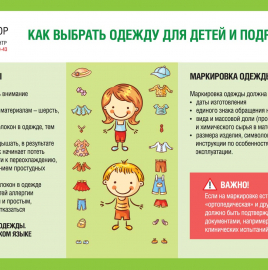 О рекомендациях, как выбрать одежду для детей и подростков