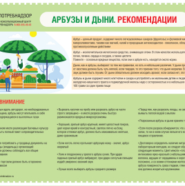 РЕКОМЕНДАЦИИ ГРАЖДАНАМ: Как правильно выбирать арбузы и дыни.