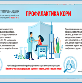 Об эпидемиологической ситуации и мерах профилактики кори