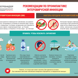 Роспотребнадзор напоминает основные правила профилактики энтеровирусной инфекции