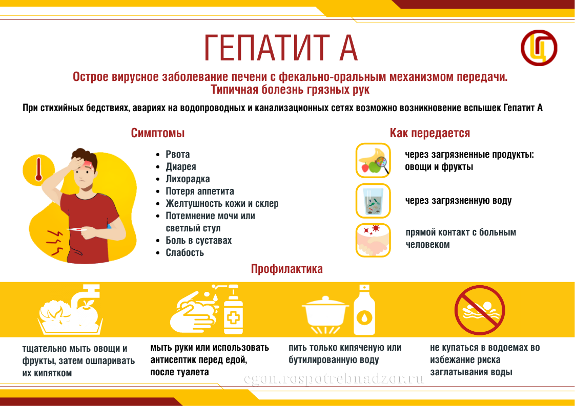 Вирусный гепатит А и его профилактика!