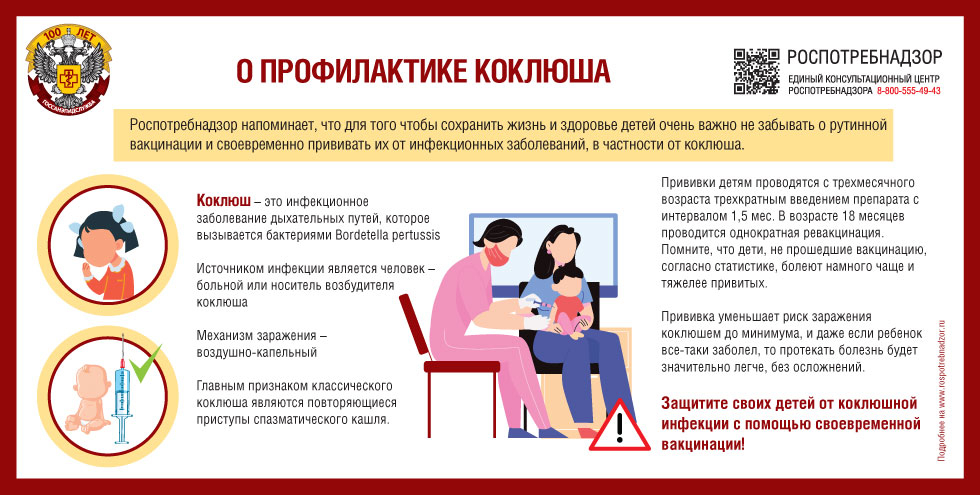 О мерах профилактики коклюша