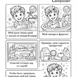 Безопасная еда с Петей Лентяевым