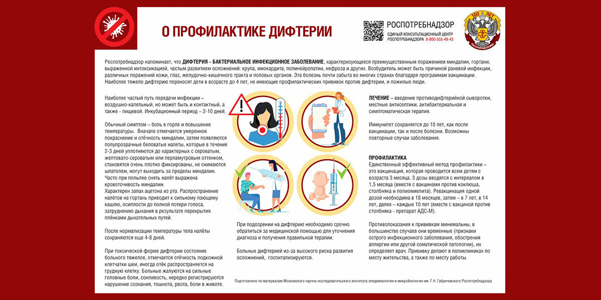 Зачем прививаться против дифтерии?
