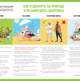 О рекомендациях как отдохнуть на природе и не навредить здоровью